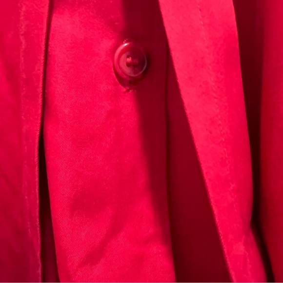 Vintage Burberrys Red Trench Coat - Picture 5 of 14
